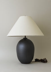 Medium Oval Lamp in Iron Black - Limited Edition - Victoria Morris